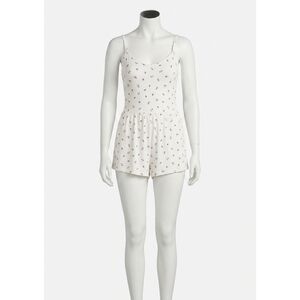 NEW Z SUPPLY daydream ditsy romper in white